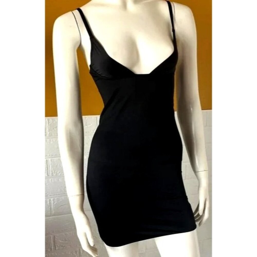 Marie Meili Slip Shapewear Dress Black size Medium